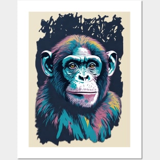 Chimpanzee Posters and Art